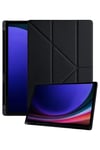 Mey İthalat®  Samsung Galaxy X730 Tab S11 Kalemlikli Mars Tablet Kılıfı - Siyah