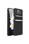 Mey İthalat®  Samsung Galaxy Z Flip 3 Kılıf Belt Flip Kapak - Siyah