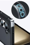 Mey İthalat®  Samsung Galaxy Z Fold 5 Kılıf Blur Fold Kapak - Siyah