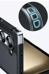 Mey İthalat®  Samsung Galaxy Z Fold 5 Kılıf Blur Fold Kapak - Mat Siyah