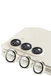Mey İthalat®  Samsung Galaxy Z Fold 5 Valdez Metal Kamera Lens - Krem