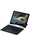 Mey İthalat®  T5209D iPad Pro 12.9 (2021) Kılıf İnter Ledli Klavyeli Tablet Kılıfı - Siyah