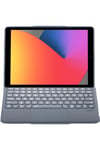 Mey İthalat®  T5506D iPad 10.2 (9.Nesil) Kılıf Palermo Ledli Klavyeli Standlı Tablet Kılıfı - Siyah