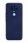 Mey İthalat®  Tecno Camon 16 Kılıf Nano içi Kadife Silikon - Lacivert