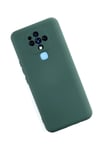 Mey İthalat®  Tecno Camon 16 Kılıf Nano içi Kadife Silikon - Koyu Yeşil