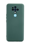 Mey İthalat®  Tecno Camon 16 Kılıf Nano içi Kadife Silikon - Koyu Yeşil
