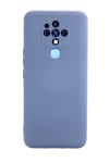 Mey İthalat®  Tecno Camon 16 Kılıf Nano içi Kadife Silikon - Gri