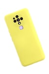 Mey İthalat®  Tecno Camon 16 Kılıf Nano içi Kadife Silikon - Sarı