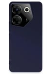 Mey İthalat®  Tecno Camon 20 Pro 5G Kılıf First Silikon - Lacivert