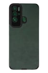 Mey İthalat®  Tecno Pova Neo Kılıf Loop Deri Silikon - Yeşil