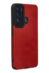 Mey İthalat®  Tecno Pova Neo Kılıf Loop Deri Silikon - Kırmızı