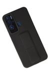 Mey İthalat®  Tecno Pova Neo Kılıf Mega Standlı Silikon - Siyah