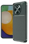 Mey İthalat®  Tecno Spark 30 Pro Kılıf Auto Focus Karbon Kapak - Koyu Yeşil