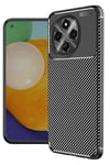 Mey İthalat®  Tecno Spark 30 Pro Kılıf Auto Focus Karbon Kapak - Siyah