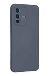 Mey İthalat®  Vivo V23 5G Kılıf Nano içi Kadife Silikon - Gri