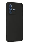 Mey İthalat®  Vivo V23 5G Kılıf Nano içi Kadife Silikon - Siyah