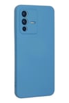 Mey İthalat®  Vivo V23 5G Kılıf Nano içi Kadife Silikon - Mavi