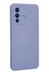 Mey İthalat®  Vivo V23 5G Kılıf Nano içi Kadife Silikon - Lila