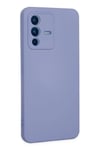 Mey İthalat®  Vivo V23 5G Kılıf Nano içi Kadife Silikon - Lila