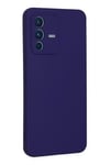 Mey İthalat®  Vivo V23 5G Kılıf Nano içi Kadife Silikon - Mor