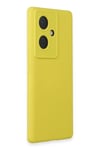 Mey İthalat®  Vivo V29 Lite Kılıf Nano içi Kadife Silikon - Sarı
