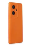 Mey İthalat®  Vivo V29 Lite Kılıf Nano içi Kadife Silikon - Turuncu
