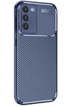 Mey İthalat®  Vivo V30 Lite 4G Kılıf Auto Focus Karbon Kapak - Lacivert