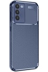 Mey İthalat®  Vivo V30 Lite 4G Kılıf Auto Focus Karbon Kapak - Lacivert