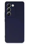 Mey İthalat®  Vivo V30 Lite 4G Kılıf First Silikon - Lacivert