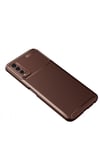 Mey İthalat®  Vivo Y11S Kılıf Auto Focus Karbon Kapak - Kahverengi