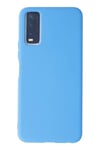 Mey İthalat®  Vivo Y11S Kılıf Nano içi Kadife Silikon - Mavi