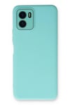 Mey İthalat®  Vivo Y15S Kılıf Lansman Glass Kapak - Turkuaz