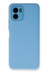 Mey İthalat®  Vivo Y15S Kılıf Lansman Glass Kapak - Mavi