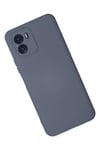 Mey İthalat®  Vivo Y15S Kılıf Nano içi Kadife Silikon - Gri