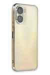 Mey İthalat®  Vivo Y16 Kılıf  Lensli Silikon - Gold