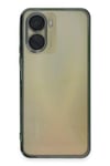 Mey İthalat®  Vivo Y16 Kılıf  Lensli Silikon - Yeşil