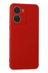Mey İthalat®  Vivo Y16 Kılıf First Silikon - Kırmızı