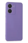 Mey İthalat®  Vivo Y16 Kılıf First Silikon - Lila