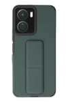 Mey İthalat®  Vivo Y16 Kılıf Mega Standlı Silikon - Yeşil