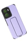 Mey İthalat®  Vivo Y16 Kılıf Mega Standlı Silikon - Lila
