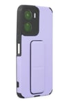 Mey İthalat®  Vivo Y16 Kılıf Mega Standlı Silikon - Lila