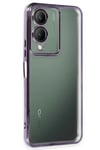 Mey İthalat®  Vivo Y17S Kılıf  Lensli Silikon - Mor