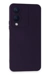 Mey İthalat®  Vivo Y17S Kılıf Nano içi Kadife Silikon - Mor