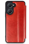 Mey İthalat®  Vivo Y18 Kılıf Flip Cover - Kırmızı