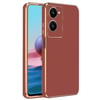 Mey İthalat®  Vivo Y18 Kılıf Volet Silikon - Kırmızı
