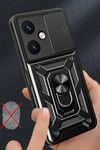 Mey İthalat®  Vivo Y27 Kılıf Pars Lens Yüzüklü Silikon - Yeşil