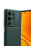 Mey İthalat®  Vivo Y29 4G Auto Focus Karbon Kapak - Koyu Yeşil