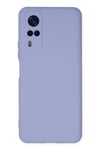 Mey İthalat®  Vivo Y53S Kılıf Nano içi Kadife Silikon - Lila