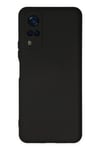Mey İthalat®  Vivo Y53S Kılıf Nano içi Kadife Silikon - Siyah