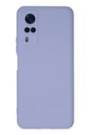 Mey İthalat®  Vivo Y53S Kılıf Nano içi Kadife Silikon - Lila